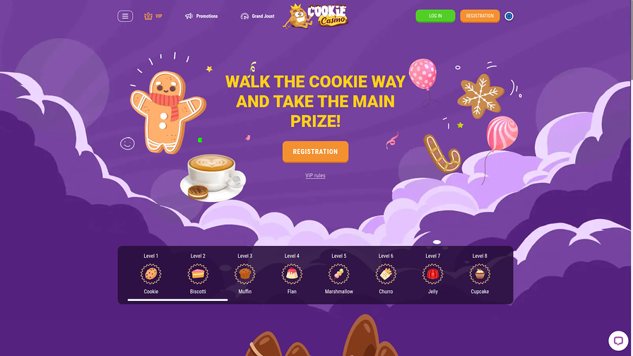 Cookie Casino Desktop VIP Program