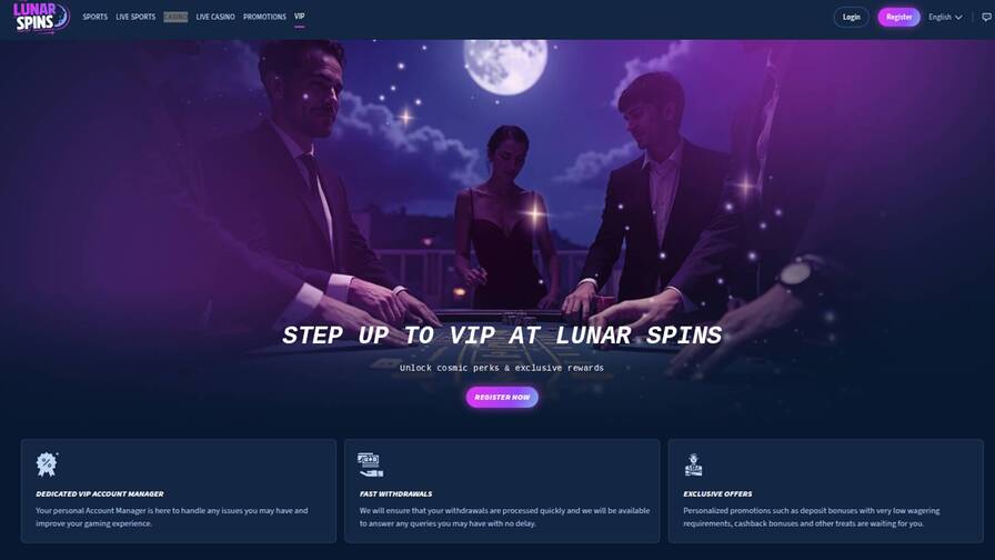 LunarSpins Casino VIP
