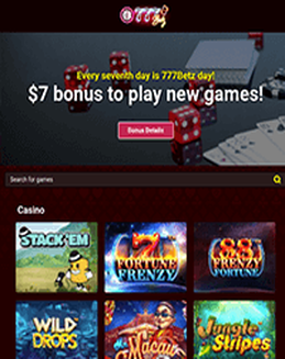 777 Betz Casino Screenshot