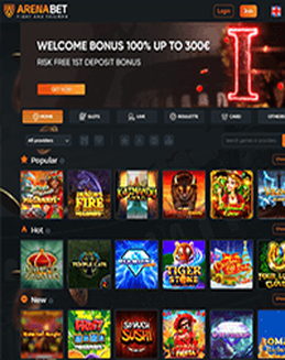 Arenabet Casino Screenshot