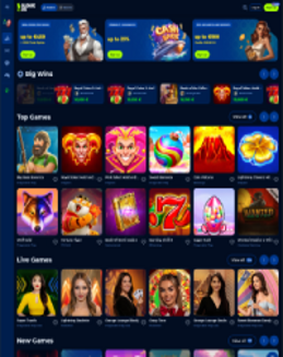 BillionaireSpin Casino Screenshot