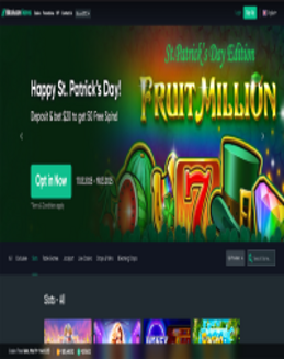Bitcoin Games Casino Screenshot