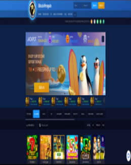 Bitcoin Penguin Casino Screenshot
