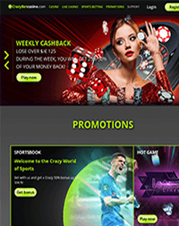 CrazyBet Casino Screenshot