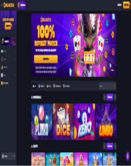 Galactix Casino Screenshot