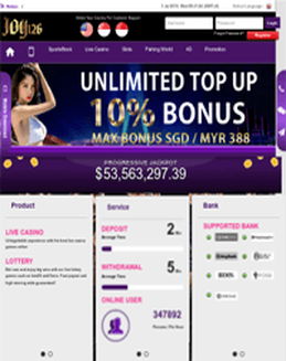 Joy126 Casino Screenshot