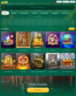 Klirr Casino Screenshot