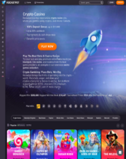 Rocketpot Casino Screenshot