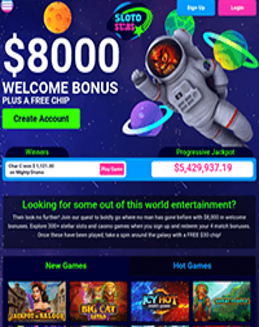 Sloto Stars Casino Screenshot