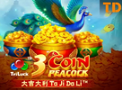 3 Coin Golden Peacock-Logo
