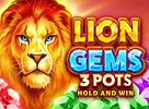 Lion Gems 3 Pots Hold and Win