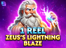 логотип 1 Reel Zeuss Lightning Blaze