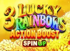 3 Lucky Rainbows Action Boost SpinUP logo