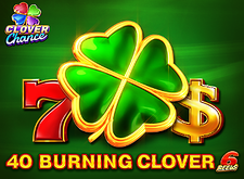 40 Burning Clover 6 Reels Clover Chance Logo