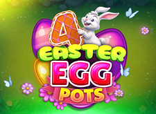 4 Easter Eggs Pots