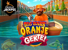 Big Bass Oranje Gekte Oranje Jackpot Logo