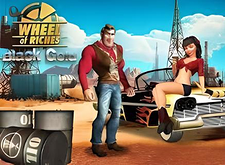 Black Gold Wheel of Riches