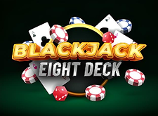 logotipo de Blackjack Eight Deck