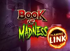 logotipo de Book of Madness Flaming Link