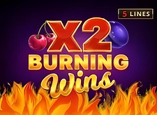 Burning Wins x2 Logo