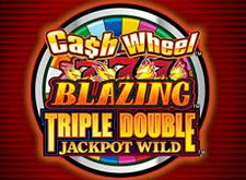 Cash Wheel Blazing 777 Triple Double Jackpot Wild logo