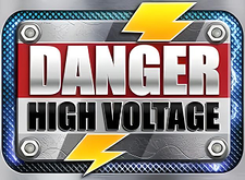logotipo de Danger High Voltage