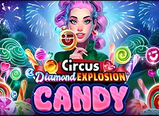 Diamond Explosion Candy Logo