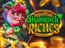 Fergus O Funs Shamrock Riches logo