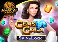 Gems Gala Spin and Lock logo