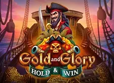 Gold and Glory Hold and Win logo