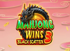 Mahjong Wins 3 Black Scatter Logo