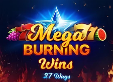 Mega Burning Wins Logo