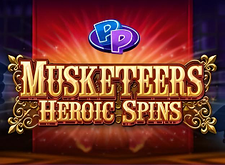 Musketeers Heroic Spins logo