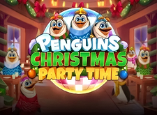 Penguins Christmas Party Time