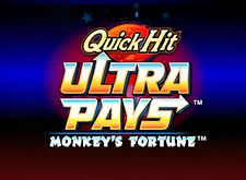 Quick Hit Ultra Pays Monkeys Fortune Logo