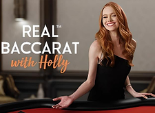 Real Baccarat With Holly logo