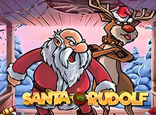 Santa vs Rudolf logo