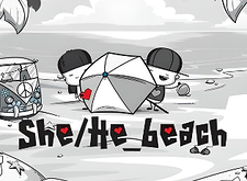 She He Beach logo