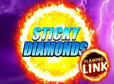 logotipo de Sticky Diamonds Flaming Link