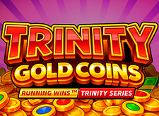 Trinity Gold Coins Running Wins Logo