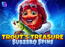 Trouts Treasure Subzero Spins Logo