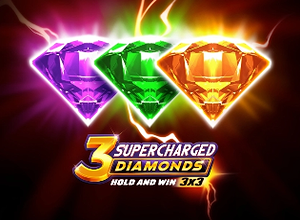 3 Supercharged Diamonds Hold and Win 3x3 logo
