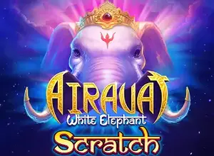 logotipo de Airavat White Elephant Scratch