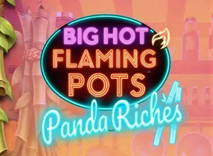 Big Hot Flaming Pots Panda Riches