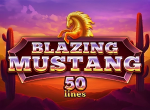Blazing Mustang 50 Lines logo