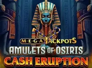 logotipo de Cash Eruption MegaJackpots Amulets of Osiris