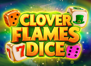 Clover Flames Dice logo
