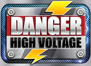 logotipo de Danger High Voltage