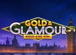 Gold and Glamour Hold and Win logo