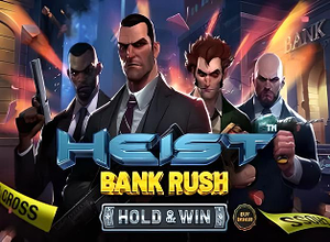 logotipo de Heist Bank Rush Hold and Win